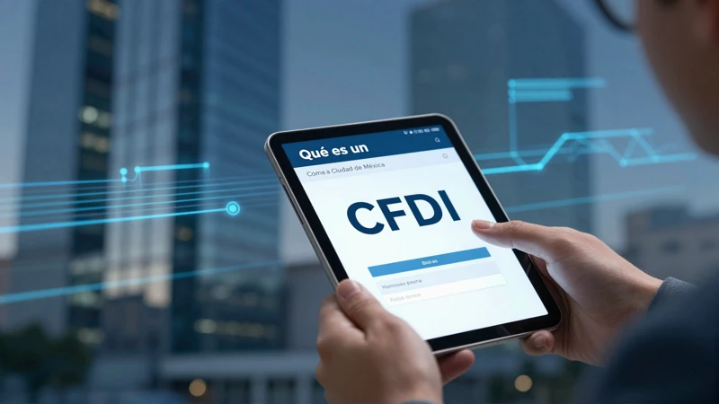 El CFDI es factura fiscal digital de México