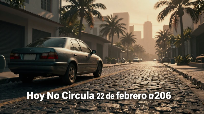 Verifica las reglas de circulación para el 22 de febrero de 2026