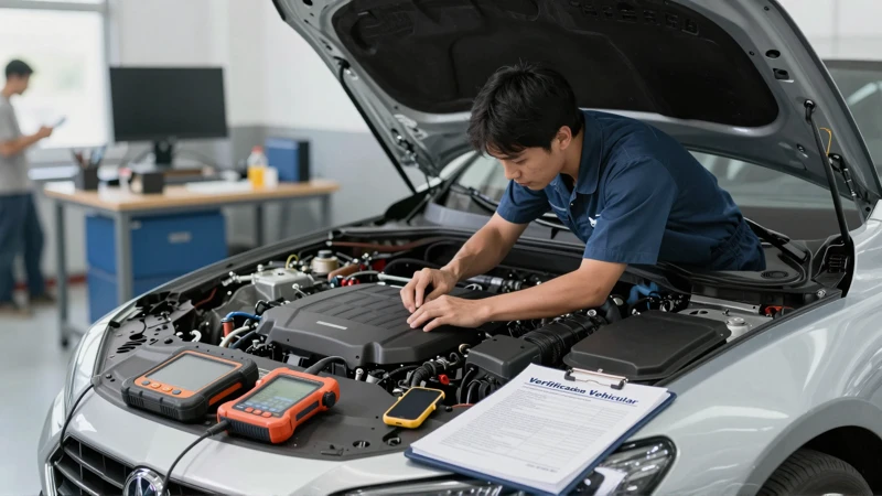 Prepara el carro para la verificación 2024